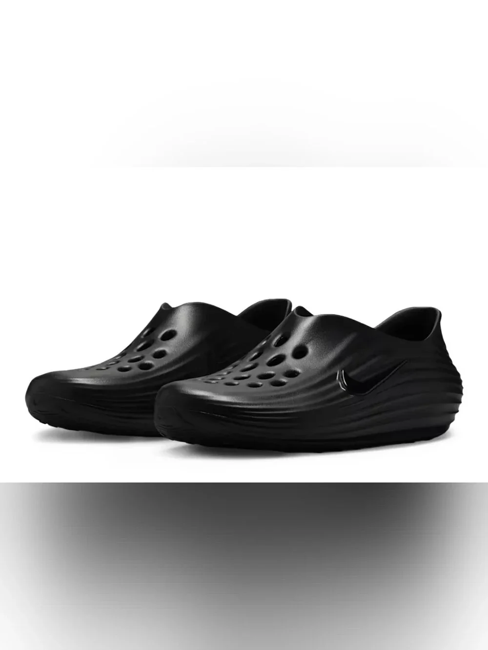 Nike Men's Black Slip-On Sandal Clog
